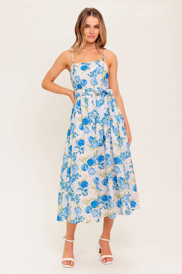 rosy-mood-floral-woven-midi-dress Flying Tomato-Sophia's StyleDRESSES-1